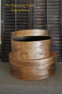 Handcrafted Round Oak Cheese boxes